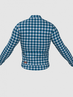 Podiumwear Men's Gold Merino Wool Long Sleeve Jersey