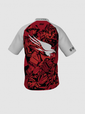 Podiumwear Men's V-Neck Tee (Nordic Skiing) Back View