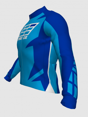 Podiumwear Men's Gold Merino Wool Long Sleeve Jersey