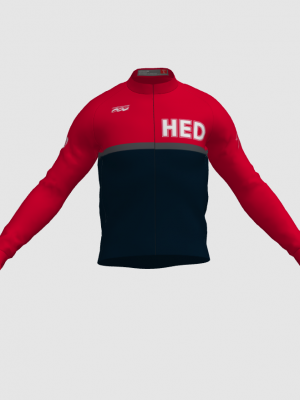 Podiumwear Men's Gold Merino Wool Long Sleeve Jersey