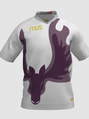 Podiumwear Men's Silver Short Sleeve MTB Jersey - New Fabric 2025!