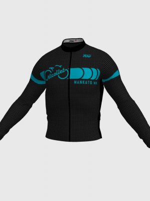 Podiumwear Men's Silver Long Sleeve Jersey