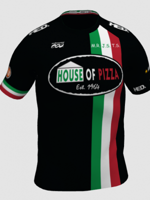 Podiumwear Men's Silver Short Sleeve MTB Jersey - New Fabric 2025!