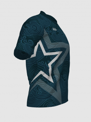 Podiumwear Men's Silver Short Sleeve MTB Jersey - New Fabric 2025!