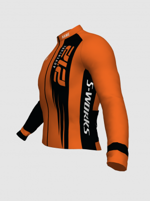 Podiumwear Men's Silver Long Sleeve Jersey