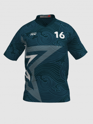 Podiumwear Men's Silver Short Sleeve MTB Jersey - New Fabric 2025!