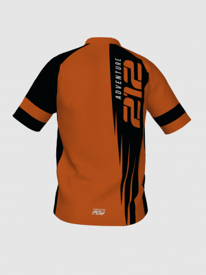 Podiumwear Men's Silver Short Sleeve MTB Jersey - New Fabric 2025!