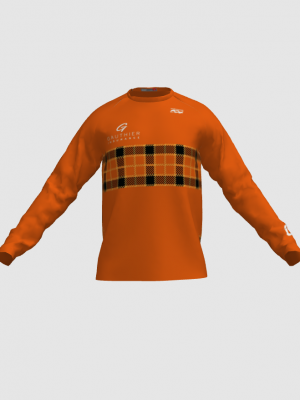 Podiumwear Unisex Silver Long Sleeve Tech Tee - New Fabric 2025!