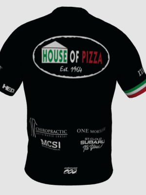 Podiumwear Men's Silver Short Sleeve MTB Jersey - New Fabric 2025!