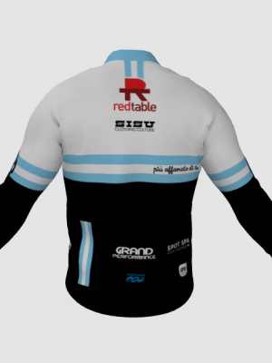 Podiumwear Men's Gold Merino Wool Long Sleeve Jersey