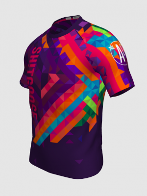 Podiumwear Men's Silver Short Sleeve MTB Jersey - New Fabric 2025!