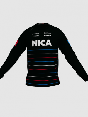 Podiumwear Unisex Silver Long Sleeve Tech Tee - New Fabric 2025!
