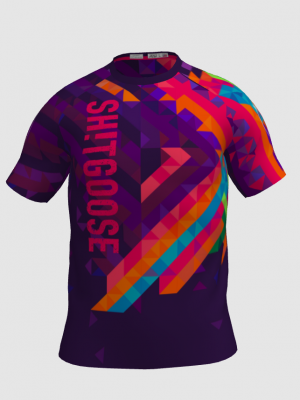 Podiumwear Men's Silver Short Sleeve MTB Jersey - New Fabric 2025!