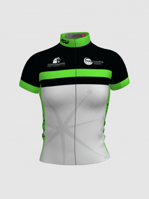 Podiumwear Women's Silver Full Zip Jersey