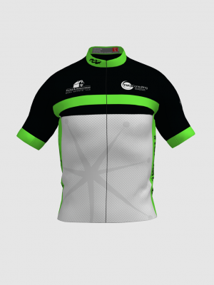 Podiumwear Men's Silver Full Zip Jersey