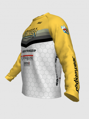Podiumwear Unisex Silver Long Sleeve Tech Tee - New Fabric 2025!