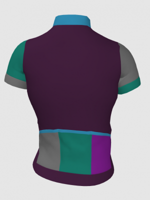 Podiumwear Women's Silver Full Zip Jersey