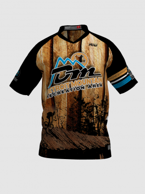 Podiumwear Men's Silver Short Sleeve MTB Jersey - New Fabric 2025!