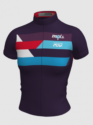 Podiumwear Women's Silver Full Zip Jersey