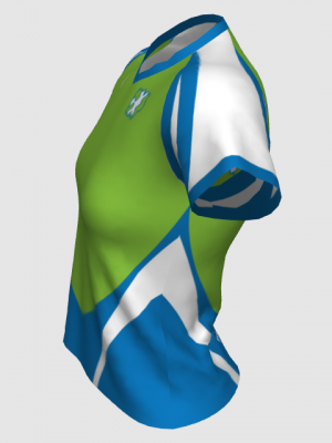 Podiumwear Women's Silver Short Sleeve MTB Jersey - NEW FABRIC 2025!