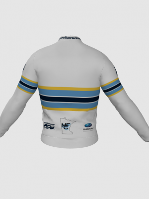 Podiumwear Men's Silver Long Sleeve Jersey