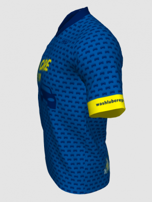 Podiumwear Men's Silver Short Sleeve MTB Jersey - New Fabric 2025!