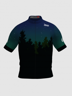 Podiumwear Men's Silver Full Zip Jersey