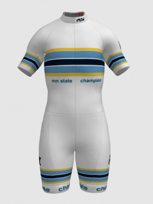 Podiumwear Men's Short Sleeve Skinsuit with Pockets