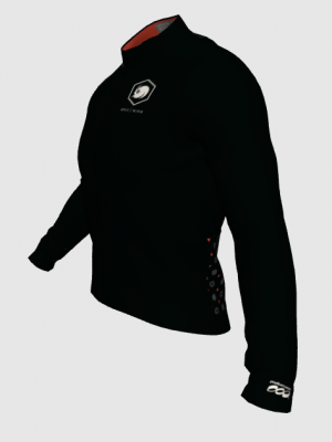 Podiumwear Men's Gold Merino Wool Long Sleeve Jersey