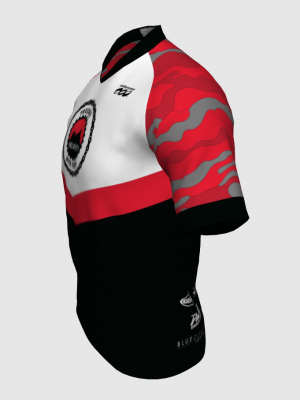 Podiumwear Men's Silver Short Sleeve MTB Jersey - New Fabric 2025!