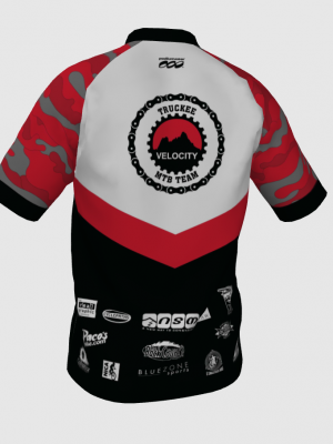 Podiumwear Men's Silver Short Sleeve MTB Jersey - New Fabric 2025!