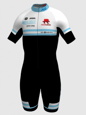 Podiumwear Men's Short Sleeve Skinsuit with Pockets