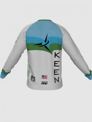 Podiumwear Unisex Silver Long Sleeve Tech Tee - New Fabric 2025!