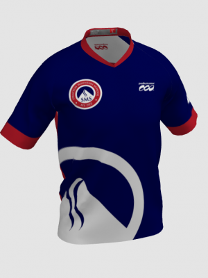 Podiumwear Men's Silver Short Sleeve MTB Jersey - New Fabric 2025!
