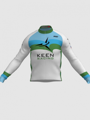 Podiumwear Men's Gold Merino Wool Long Sleeve Jersey