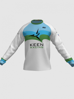 Podiumwear Unisex Silver Long Sleeve Tech Tee - New Fabric 2025!