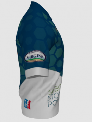 Podiumwear Men's Silver Short Sleeve MTB Jersey - New Fabric 2025!