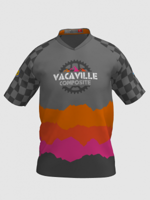 Podiumwear Men's Silver Short Sleeve MTB Jersey - New Fabric 2025!