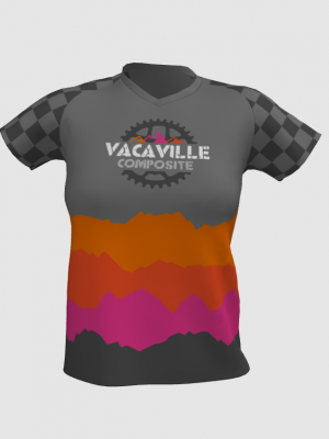 Podiumwear Women's Silver Short Sleeve MTB Jersey - NEW FABRIC 2025!