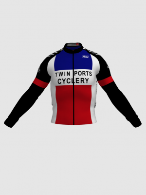 Podiumwear Men's Silver Long Sleeve Jersey