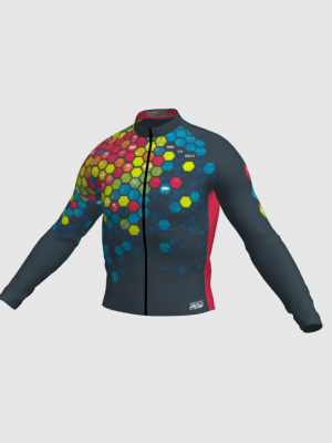 Podiumwear Men's Silver Long Sleeve Jersey