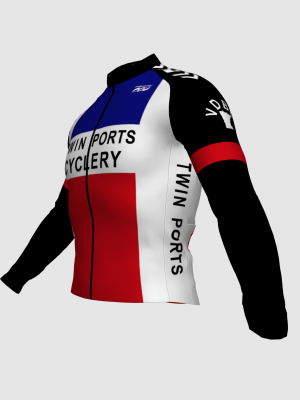 Podiumwear Men's Silver Long Sleeve Jersey