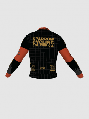 Podiumwear Men's Silver Long Sleeve Jersey