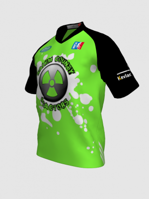 Podiumwear Men's Silver Short Sleeve MTB Jersey - New Fabric 2025!