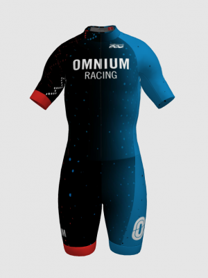 Podiumwear Men's Short Sleeve Skinsuit with Pockets