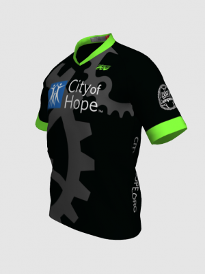 Podiumwear Men's Silver Short Sleeve MTB Jersey - New Fabric 2025!