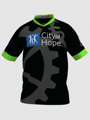Podiumwear Men's Silver Short Sleeve MTB Jersey - New Fabric 2025!