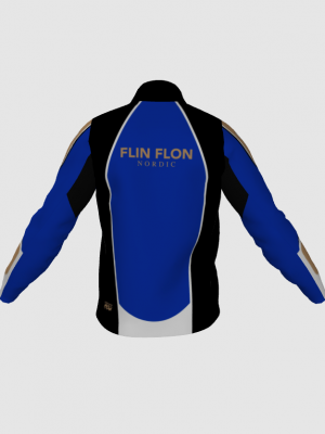 Podiumwear Gold Jacket Unisex (Nordic Skiing) Back View