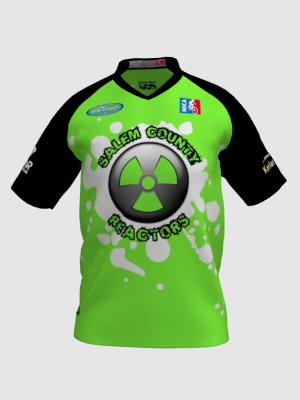 Podiumwear Men's Silver Short Sleeve MTB Jersey - New Fabric 2025!