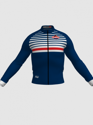 Podiumwear Men's Silver Long Sleeve Jersey